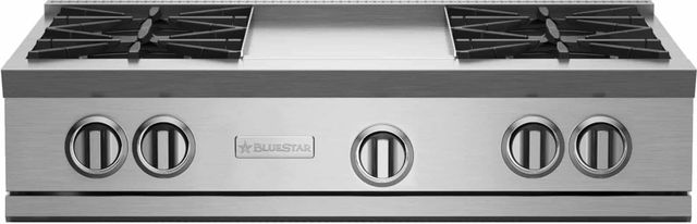 BlueStar® RNB Series 36" Stainless Steel Natural Gas Rangetop-0
