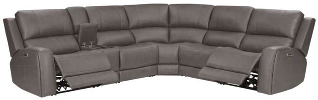 Parker House® Belmont 6-Piece Autumn Fog Power Zero Gravity Reclining Modular Sectional-3