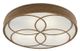Currey & Company Bramshill Rustic Gold/Alabaster Flush Mount Light-0
