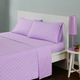 Olliix by Mi Zone 4 Piece Purple Full Polka Dot Printed 100% Cotton Sheet Set-1