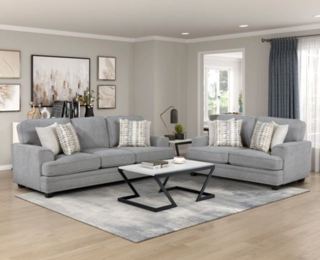Homelegance® Bradford Gray Loveseat-1