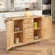 homestyles® General Line Natural Kitchen Cart-4