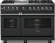 Viking® 5 Series 48" Antique Bronze Pro Style Dual Fuel (LP) Range with Polished Chrome Trim-2