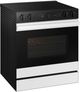 Bespoke White Glass Slide In Electric Range w/ Air Fry + TRAY INCLUDED, Meat Probe, Convection, Air Sous Vide, Convection Roast & Internal Camera-1