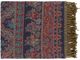 Surya Boteh Navy/Bright Red 50"x60" Throw Blanket-0