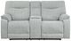 New Classic® Home Furnishings Chablis Mist Gray Manual Reclining Console Loveseat-2