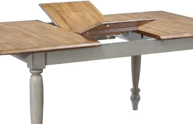 Winners Only® Barnwell Rustic Brown Top Dining Table with Gray Base-3