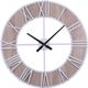 Stylecraft Gray/White Wall Clock-0