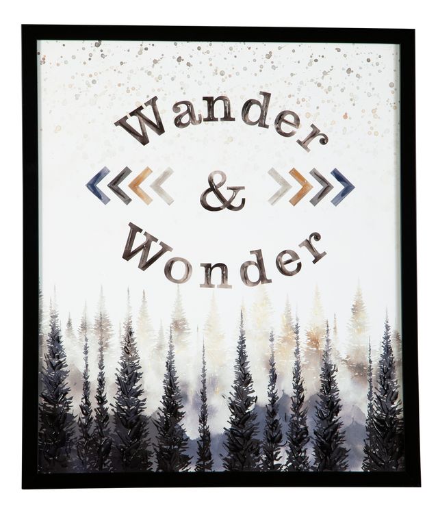 Signature Design by Ashley® Farryn Gray/Brown/Navy Wall Art