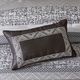 Olliix by Madison Park Rhapsody 7 Piece Grey/Taupe California King Comforter Set-3
