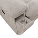 Parker House® Buster Opal Taupe Manual Dual Reclining Console Loveseat-4