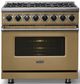 Viking® 7 Series 36" Golden Hour Pro Style Dual Fuel Range-2