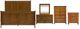 Liberty Furniture Grandpas Cabin 5-Piece Aged Oak Queen Sleigh Bedroom Set-0