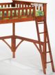 Night & Day Furniture™ Ginger Cherry Full Loft Bunk Bed-1