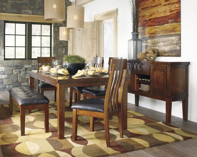 Signature Design by Ashley® Ralene Medium Brown Dining Bench-4
