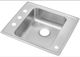 Elkay Lustertone® Classic Lustrous Satin Stainless Steel 22" x 19.5" x 4" 2LM-Hole Single Bowl Drop-in Classroom ADA Sink-0