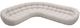 VIG Furniture Divani Casa Yolonda Beige Curved Sectional Sofa-2