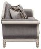 ACME Furniture Florian Antique White/Gray Sofa with 4 Pillows-2