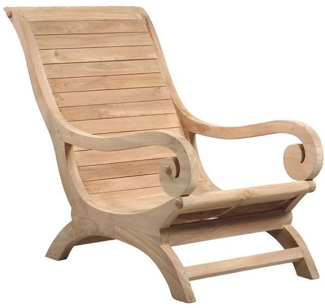 Dovetail Furniture Tomas Natural Wooden Outdoor Lounge Chair-0