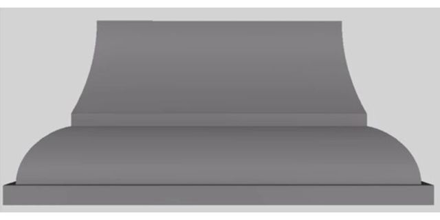 Vent-A-Hood® Designer Series 66" Gunsmoke Wall Mounted Range Hood-1