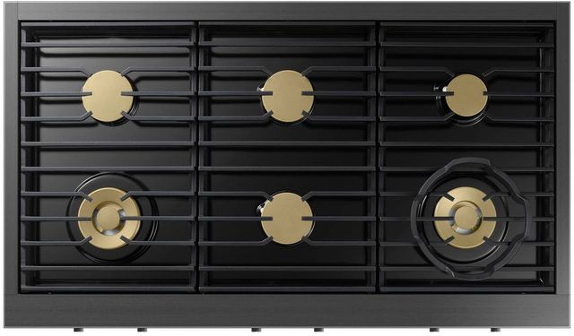Dacor® 48" Graphite Stainless Natural Gas Rangetop-2