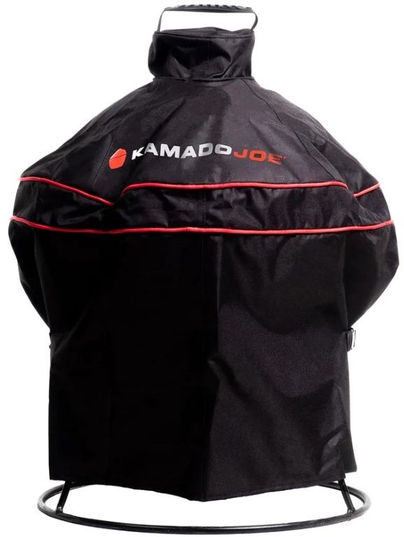 Kamado Joe® Joe Jr.® Black/Red Grill Cover-0