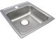 Elkay Lustertone® Classic Lustrous Satin 17" x 20" 3-Hole Single Bowl Drop-in ADA Sink-2