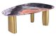Furniture of America® Northwich 7-Piece Black/Gray/Matte Gold Dining Table Set-2
