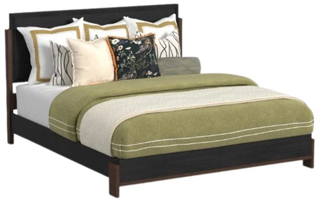 Flexsteel® Waterfall Deep Ebony King Panel Bed-0