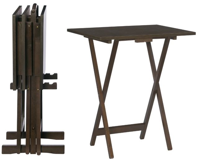 Powell® Taneli 4-Piece Gray Tray Table Set-0