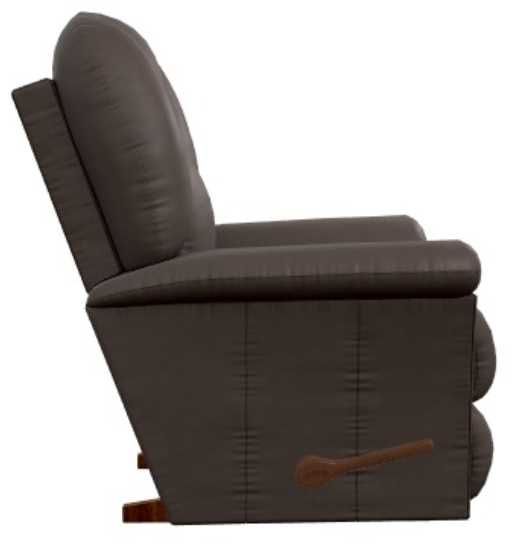 La-Z-Boy® Jasper Umber Leather Manual Rocking Recliner-3