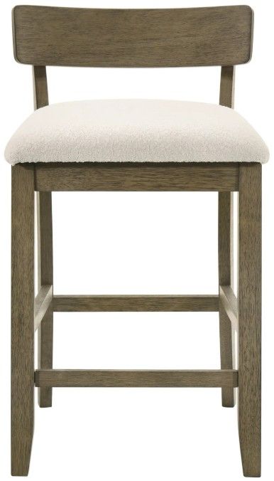 Armen Living Merie Putty Brown/White Counter Stool-2