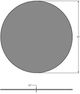 Amisco Customizable Link Birch Veneer 42" Round Bar Table-1