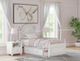 Signature Design by Ashley® Kozlani White Youth Twin Upholstered Panel Storage Bed-1
