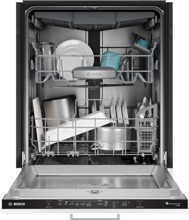 Bosch® 800 Series 24" Panel Ready Top Control Built-In Dishwasher-1
