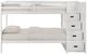 Elements International Sami White Youth Twin Over Twin Step Bunk Bed with Right Headboard-0