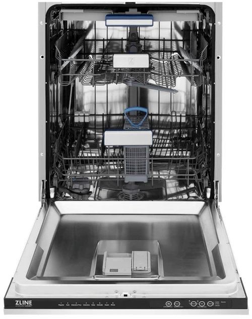 ZLINE Tallac 24" White Matte Built-In Dishwasher-1