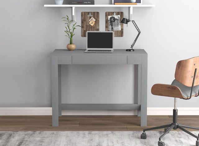 Safdie® & Co Light Grey Computer Desk-3