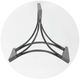 Liberty Furniture Capri Glass Top Round End Table with Espresso Base-3