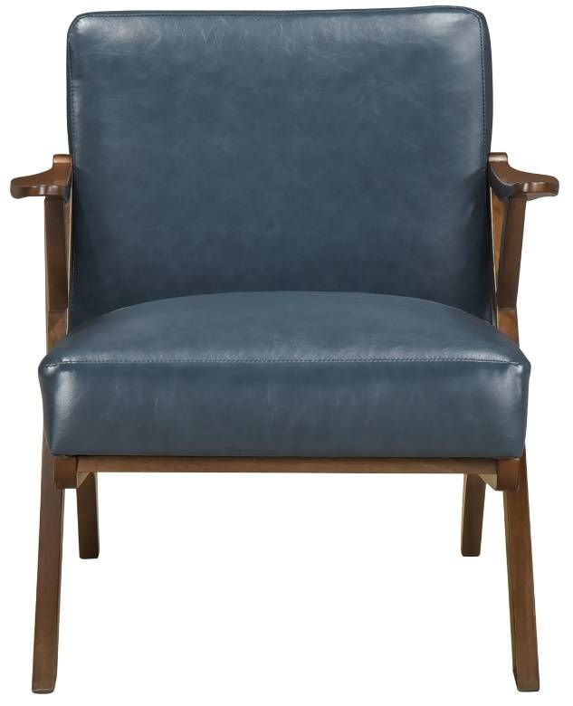 Homelegance® Gideon Blue Accent Chair-2