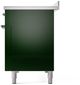 Ilve® Nostalgie II Series 48" Emerald Green Pro Style Induction Range-3