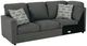 Signature Design by Ashley® Edenfield 3-Piece Charcoal Right-Arm Facing Sectional and Chaise-2