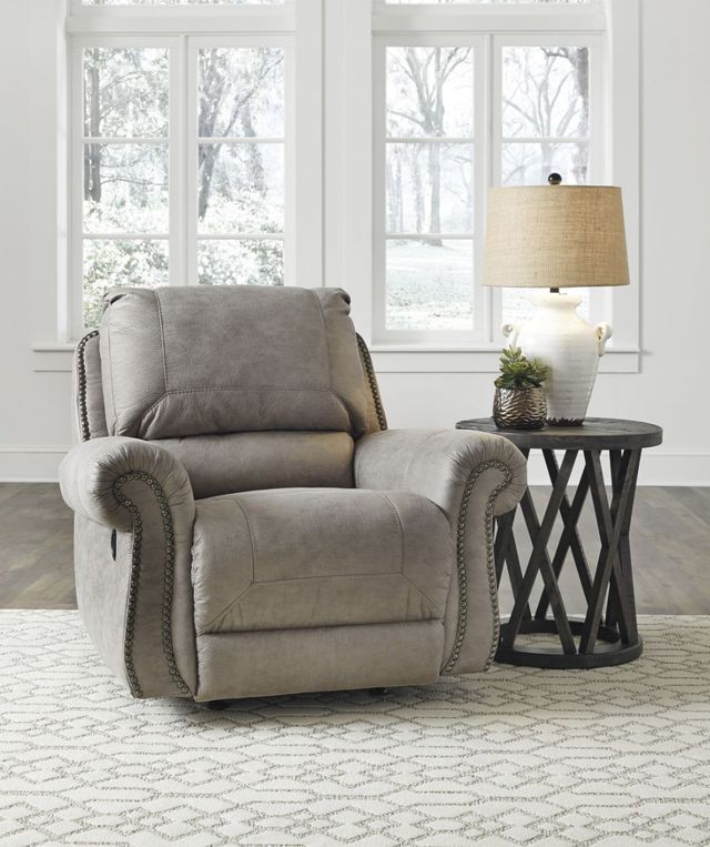 Signature Design by Ashley® Olsberg Steel Manual Rocker Recliner-3
