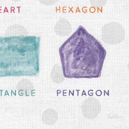 Classy Art Watercolor Shapes by Natalie Carpentieri Wall Art-1