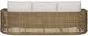 Vanguard® Furniture Customizable Bliss Fabric/Rattan Outdoor Sofa-3