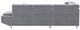 Mazin Furniture Cruz 2-Piece Gray Left-Arm Facing Pullout Sleeper Sectional and Chaise-3