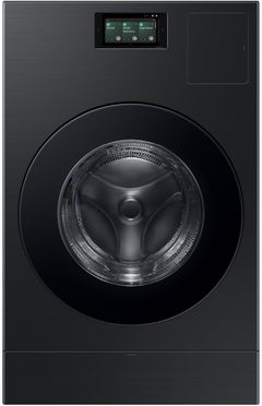 Samsung A900 Bespoke AI 5.3 Cu. Ft. Brushed Black Washer Dryer Combo with AI Home 