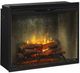 Dimplex® Revillusion Black 30" Built-in Weathered Concrete Electric Firebox-0