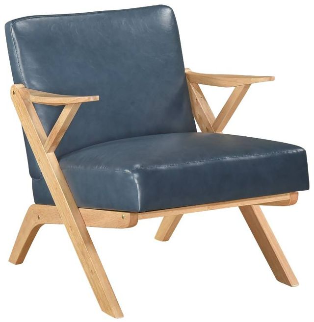 Homelegance® Gideon Blue/Natural Accent Chair-0