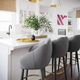 TOV Furniture Myla Light Gray Swivel Counter Stool-1